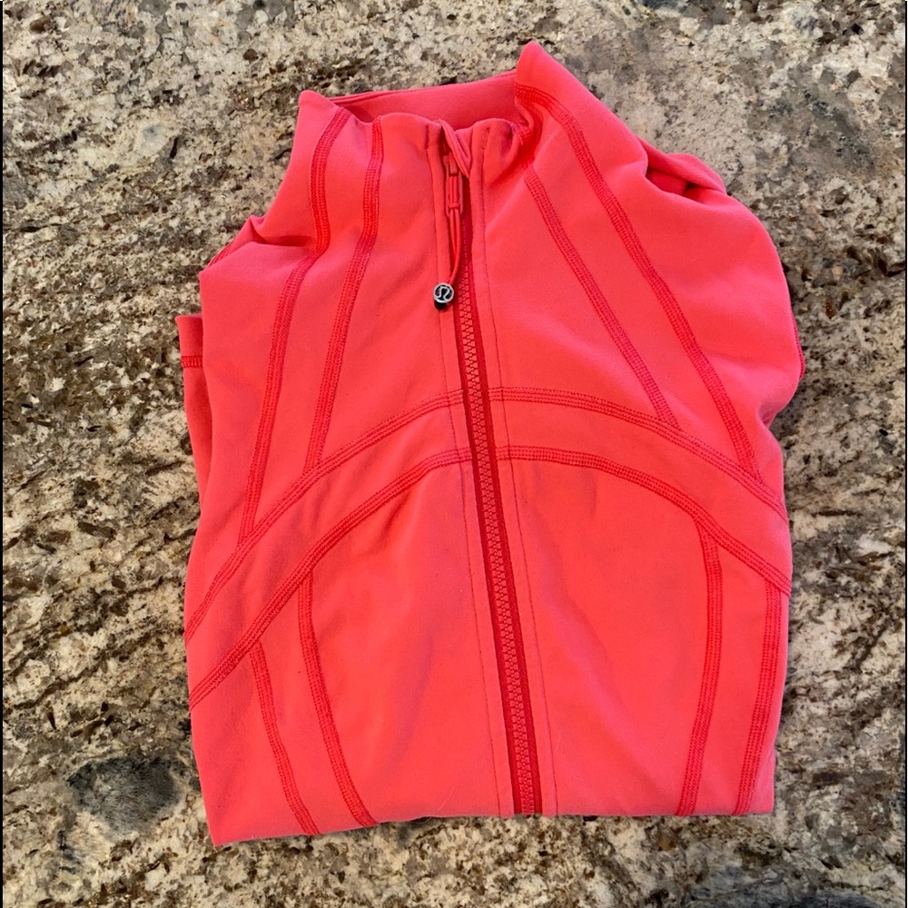 Hot pink Lululemon define jacket